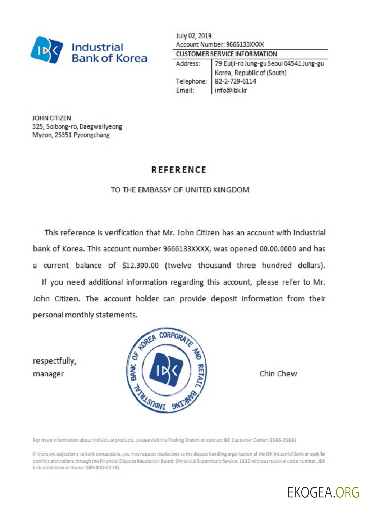 Corée , Banque industrielle , référence